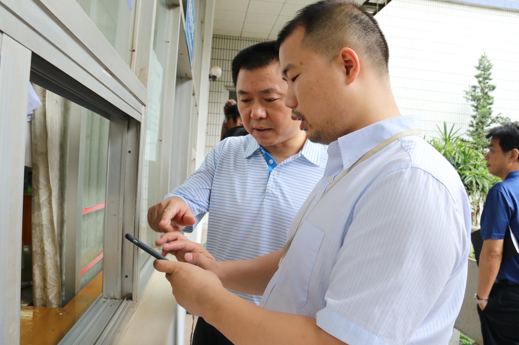 智慧校园视察现场 智慧校园视察现场